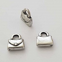 Breloque Sac N&deg;27 Valise Argent