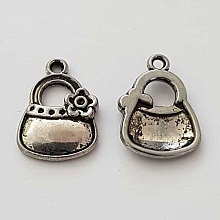Breloque Sac N&deg;29 Valise Argent