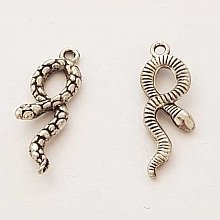 Breloque Serpent N&deg;03 Argent