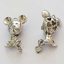 Breloque Souris N&deg;01 Argent