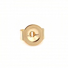 2 Poussoirs Boucles d'oreilles en acier inoxydable N&deg;02