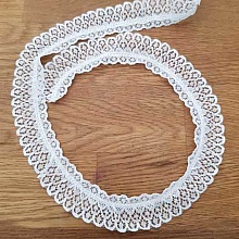 Dentelle Blanc 30 mm N&deg;01
