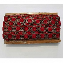 Dentelle Galon N&deg;02 Rouge 20 mm