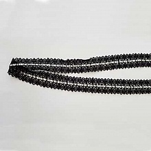 Dentelle noir 2.7 cm noir N&deg;02