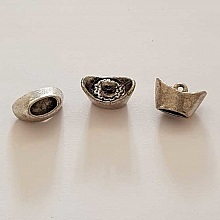 Embout &agrave; coller N&deg;04-1 Argent 9 x 14 mm