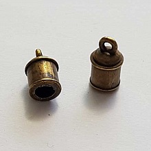 Embout &agrave; coller N&deg;20 Bronze 12 x 7 mm