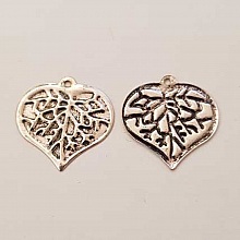 Estampe N&deg;04 Feuille Argent 17 x 17 mm