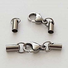 Fermoir complet 32 x 3,2 mm Argent 1 pi&egrave;ce