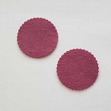 Jolie petite fleur en Feutrine 45 mm N&deg;20-22 x 2 pi&egrave;ces