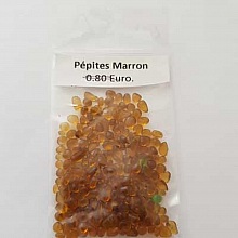 Micro bille P&eacute;pite Marron sachet de 4 Grammes