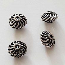 Perle divers en m&eacute;tal argent&eacute; 027 argent
