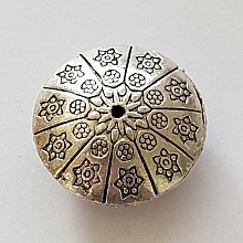 Perle divers en m&eacute;tal argent&eacute; 028 argent