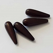 Perle Magique Goutte Marron Fonc&eacute; 30 mm