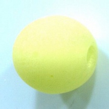 Perle Polaris Mat Ronde 14 mm Lime 01 x 1 Pi&egrave;ce