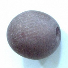 Perle Polaris Mat Ronde 16 mm black diamond 01 x 1 Pi&egrave;ce