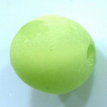Perle Polaris Mat Ronde 16 mm P&eacute;ridot 01 x 1 Pi&egrave;ce