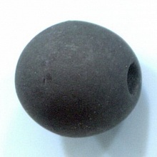 Perle Polaris Mat Ronde 18 mm jet 01 x 1 Pi&egrave;ce