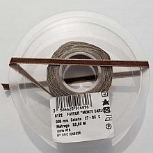 Ruban Galon 05 mm motif uni N&deg;01 marron