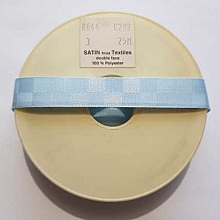 Ruban Satin Tous Textiles fantaisie double face 15 mm N&deg;C202