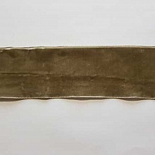 Ruban Velours Taupe 50 mm N&deg;01