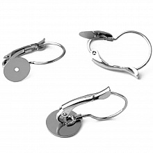 support acier inoxydable boucle d'oreille 06 mm N&deg;08