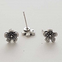 Support Boucle d'oreille Puce N&deg;01 Argent