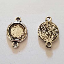 Support cabochon 10 mm N&deg;01-2 Anneaux