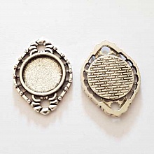 Support cabochon 14 mm N&deg;03-2 Anneaux