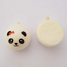 T&ecirc;te De Panda Fille N&deg;02 N&oelig;ud Orange Style Mousse