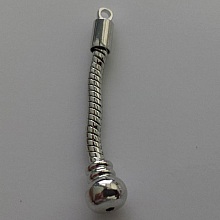 Tige sans pas de vis 4 cm Argent Vieilli
