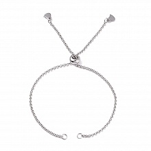 Bracelet Coulissant Acier Inoxydable Chaine Rolo N&deg;01
