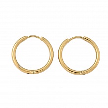 Support Boucle d'oreille Cr&eacute;ole Huggie Acier Inoxydable N&deg;01-20 mm 01