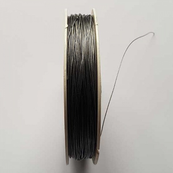 x 100 Fil C&acirc;bl&eacute; Gris Diam&egrave;tre 0.45 mm