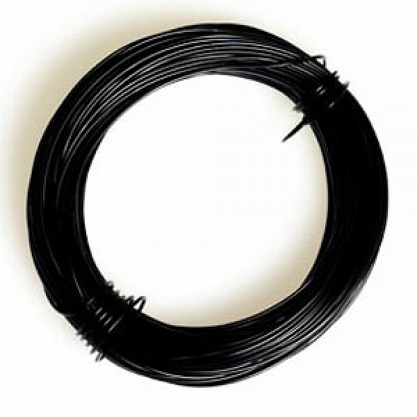 x 25 Fil m&eacute;tal recouvert plastic 0.8 mm Noir