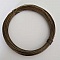x 25 Fil m&eacute;tal recouvert plastic 0.8 mm Bronze
