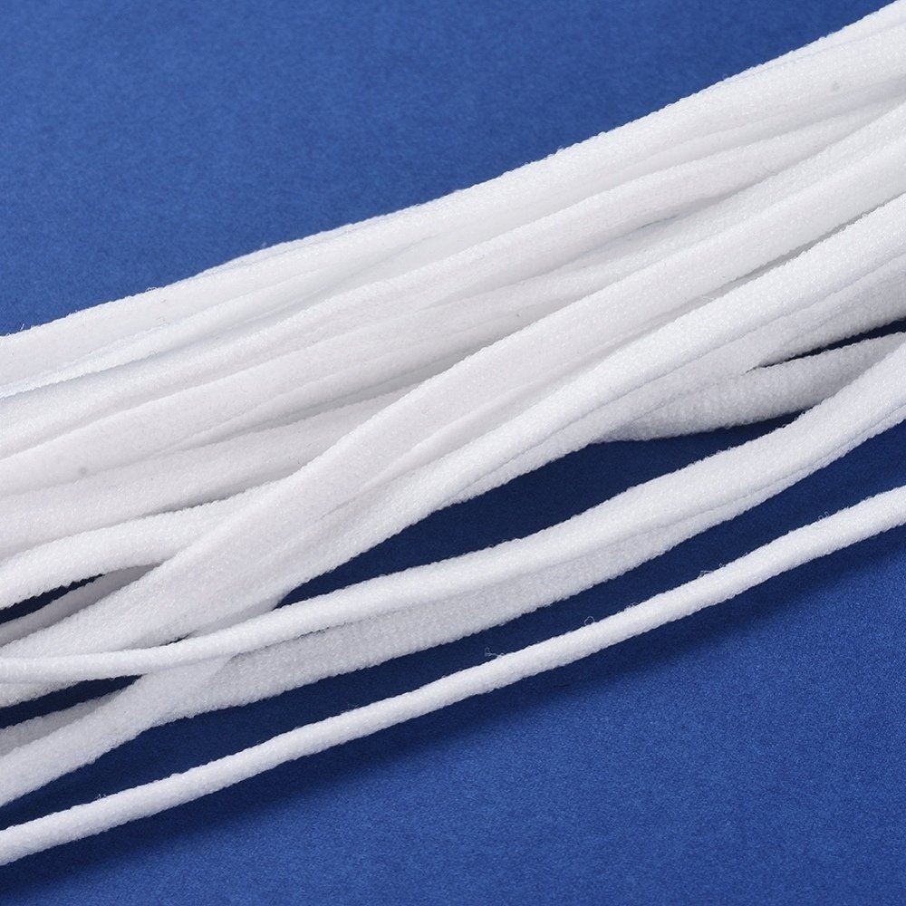 &Eacute;lastique Polyester Plat 4 mm au m&egrave;tre