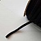 Rouleau d'élastique plat noir de 4 mm pour couture.