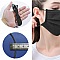 &Eacute;lastique masque Polyester rond 2.5 mm Noir
