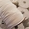 &Eacute;lastique masque plat 3 mm Blanc layette souple au 10 cm