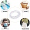 &Eacute;lastique masque rond 2.5 mm Blanc au 10 cm