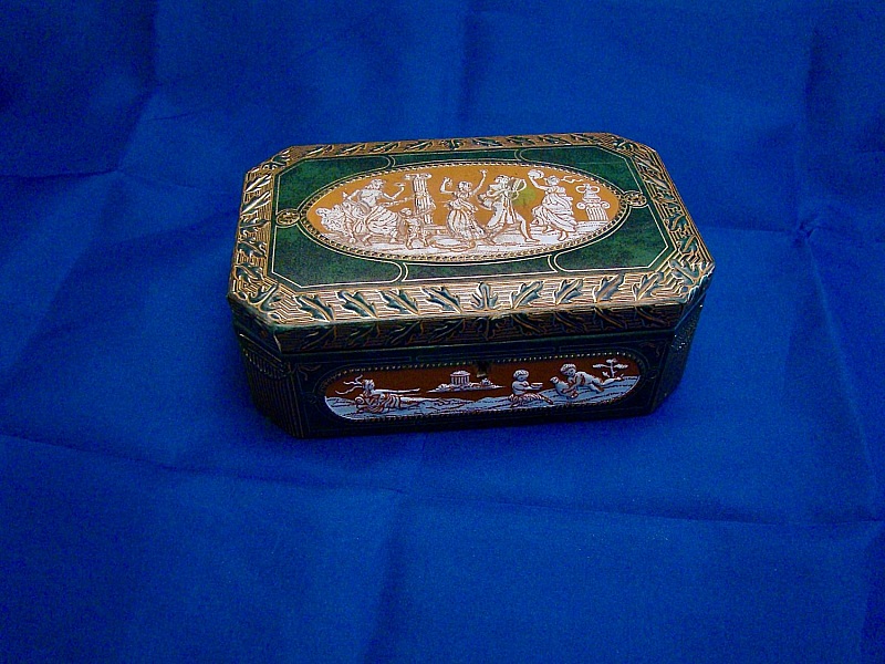 Boite &agrave; Bijoux Vintage avec serrure