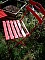 Chaise de jardin pliante vintage