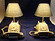 ensemble lampes de chevet air t&eacute;l&eacute;phone 