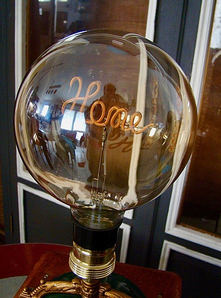 Lampe ancien moulin &agrave; caf&eacute; EDISON