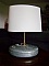 Lampe Ancienne Bouillotte en Zinc 