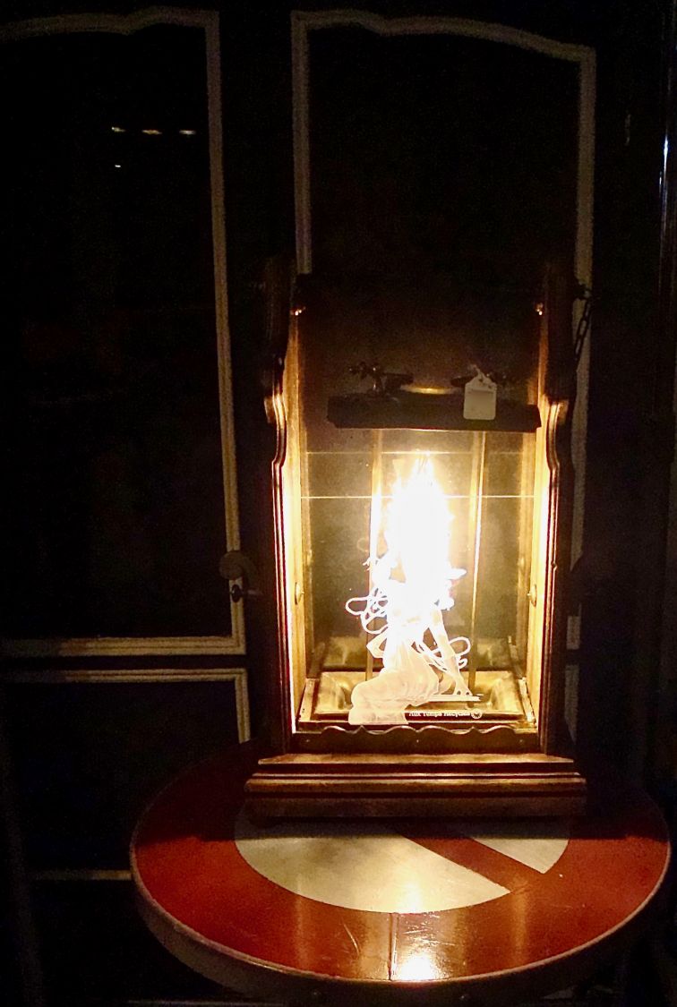 Lampe Ancienne Grande lanterne &agrave; bougie 1900