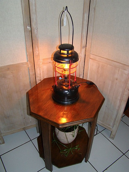 Lampe ancienne lampe &agrave; gaz Anglaise