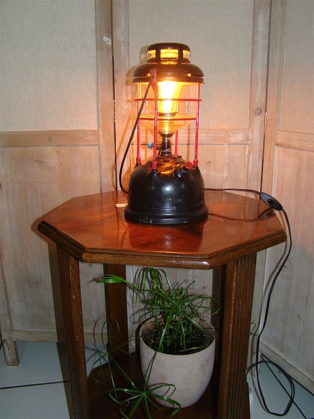 Lampe ancienne lampe &agrave; gaz Anglaise