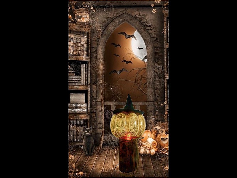 Lampe Citrouille d'Halloween 