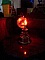 LAMPE FLAMME EN CUIVRE VINTAGE